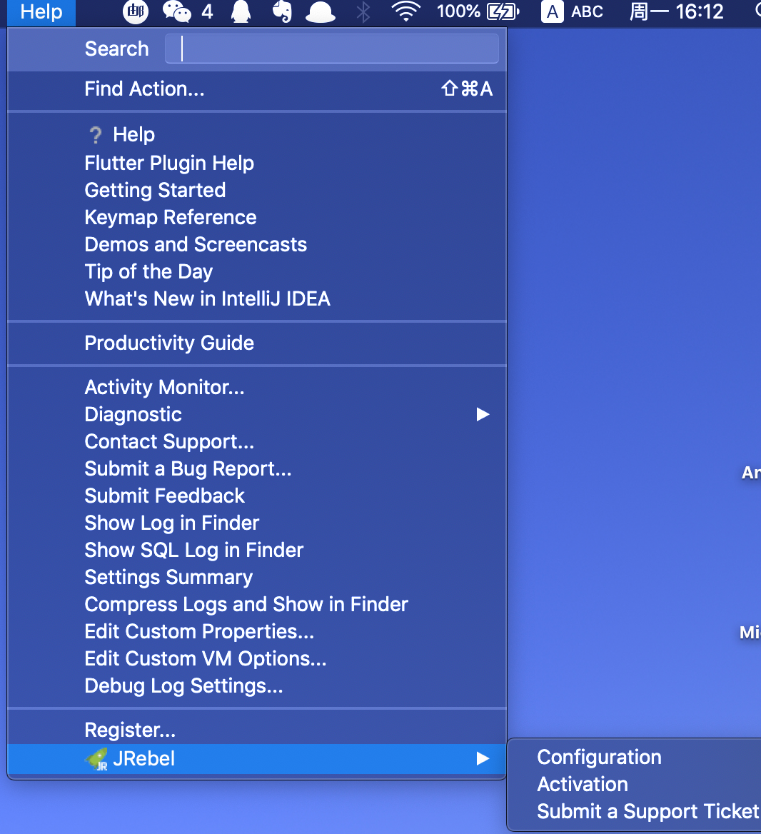 JRebel安装完成后